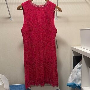 Lulus red lace dress